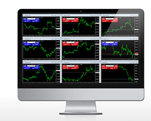 Real-time multiple chart display